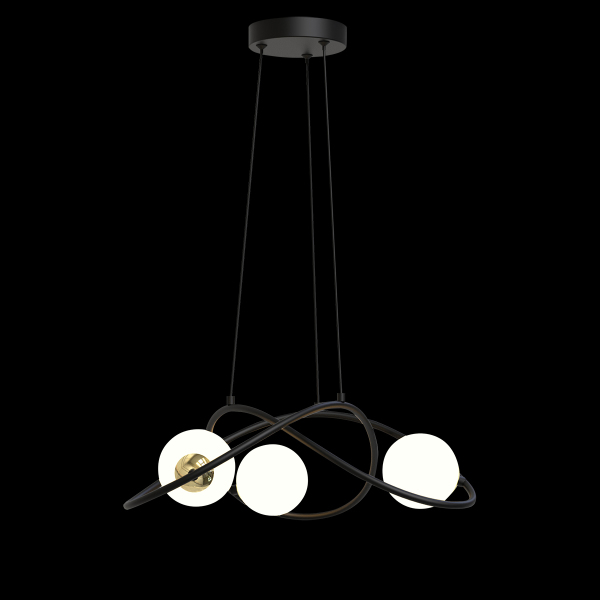 Подвесная люстра P0691 P0691-3A black
