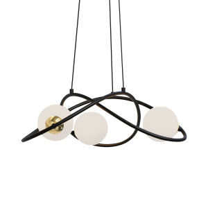 Подвесная люстра P0691 P0691-3A black