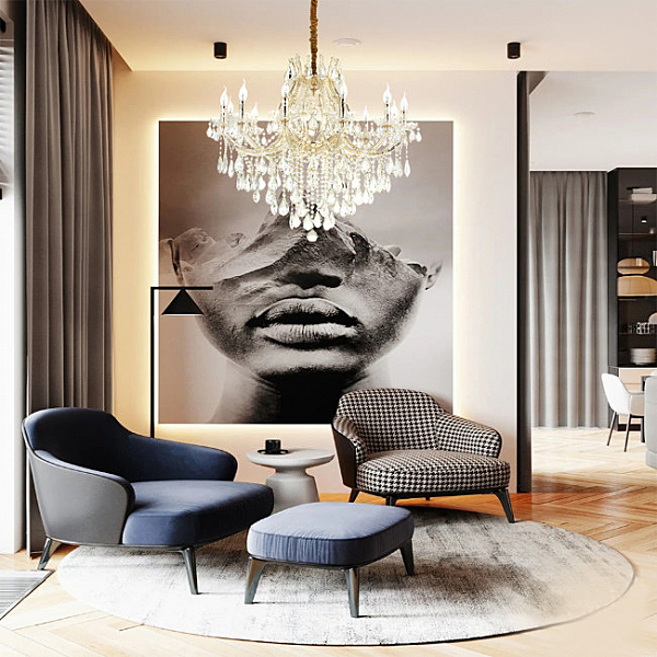 Подвесная люстра Narcisse LH0011/12P-SGD