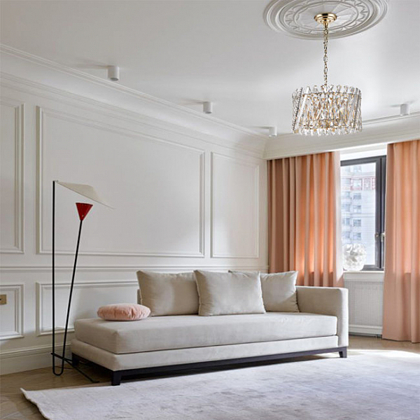 Подвесная люстра Pauline LH0044/6P-GD-CL