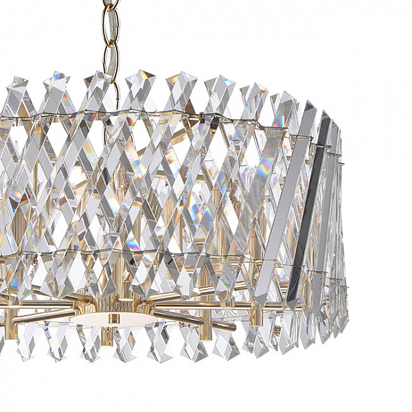 Подвесная люстра Pauline LH0044/8P-GD-CL