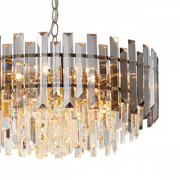 Подвесная люстра Augusta LH0045/10P-GD-SMK-CL