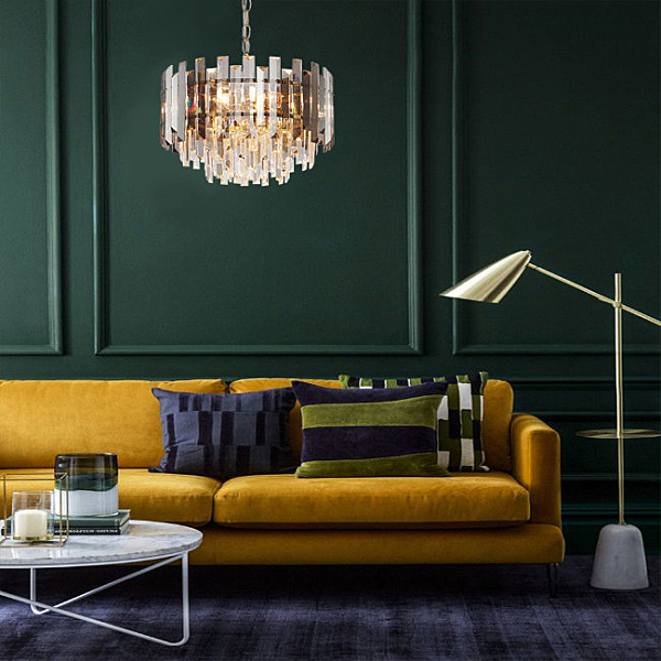 Подвесная люстра Augusta LH0045/6P-GD-SMK-CL