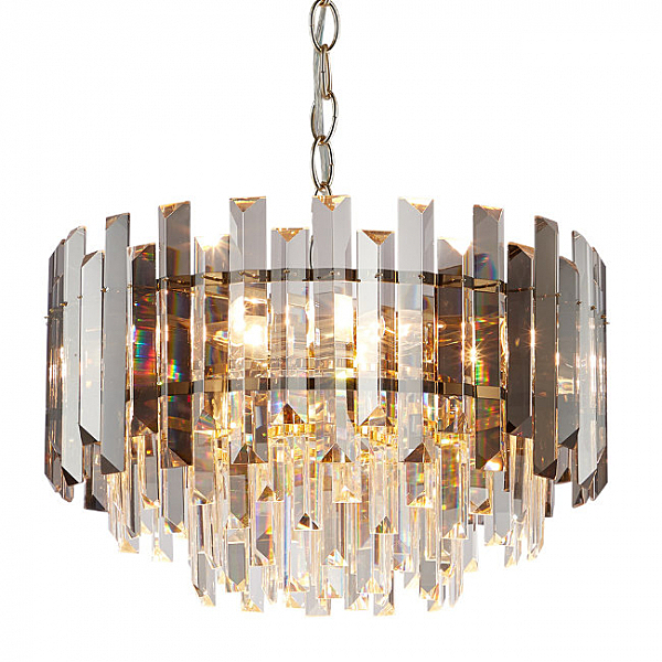 Подвесная люстра Augusta LH0045/8P-GD-SMK-CL