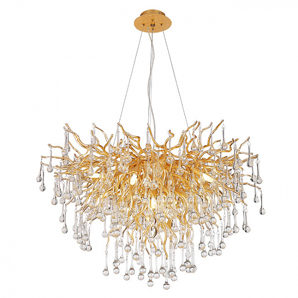 Подвесная люстра Dzhonet LH3065/10P-GD-CL