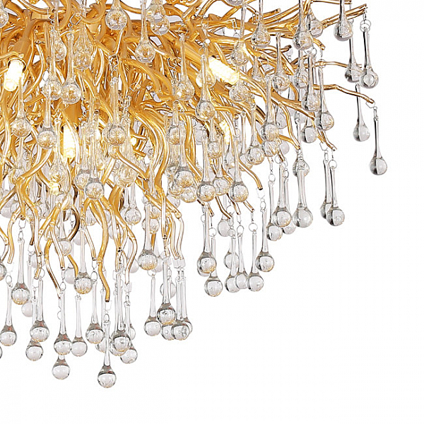 Подвесная люстра Dzhonet LH3065/10P-GD-CL