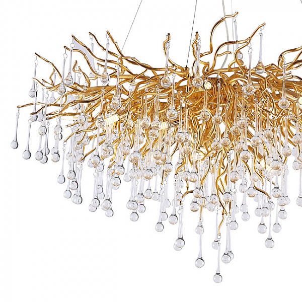 Подвесная люстра Dzhonet LH3065/13PO-GD-CL