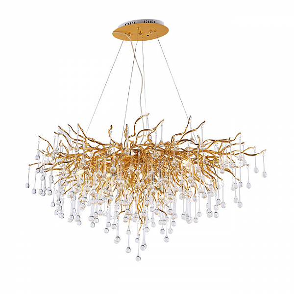 Подвесная люстра Dzhonet LH3065/13PO-GD-CL