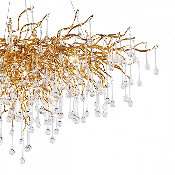 Подвесная люстра Dzhonet LH3065/13PO-GD-CL