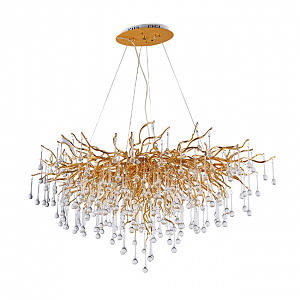 Подвесная люстра Dzhonet LH3065/13PO-GD-CL