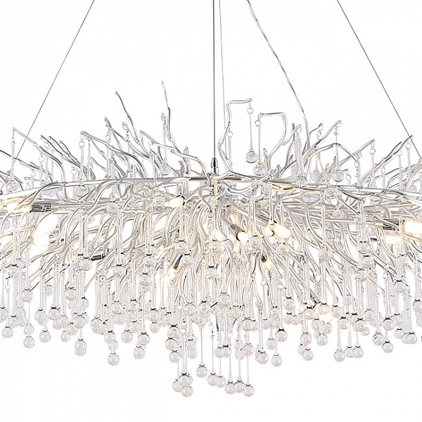 Подвесная люстра Dzhonet LH3065/13PO-SL-CL