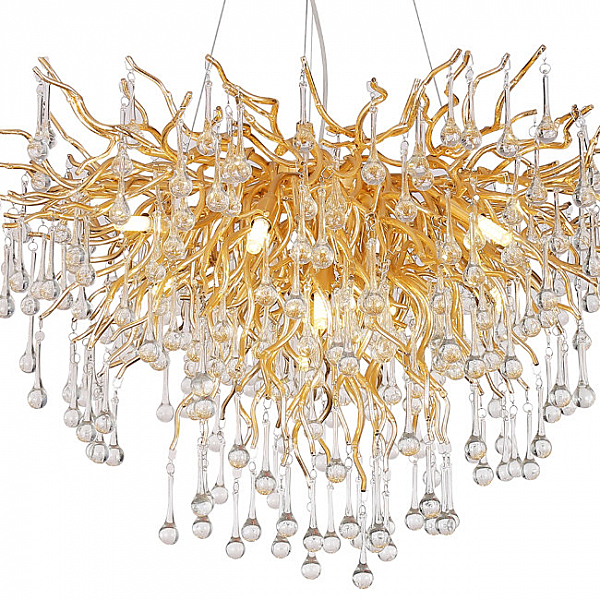 Подвесная люстра Dzhonet LH3065/8P-GD-CL