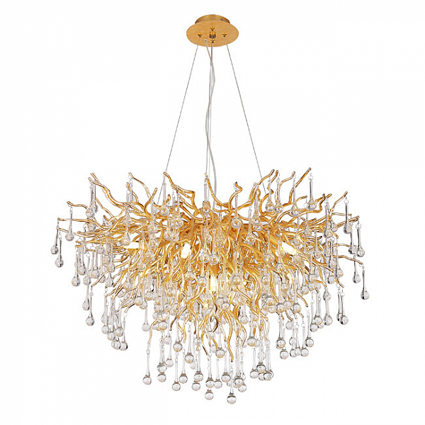 Подвесная люстра Dzhonet LH3065/8P-GD-CL