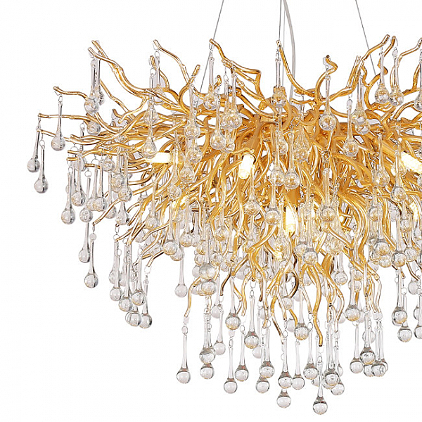 Подвесная люстра Dzhonet LH3065/8P-GD-CL