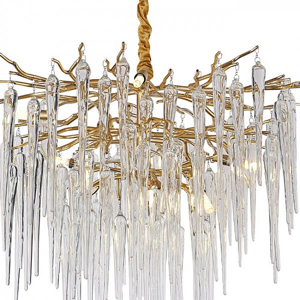 Подвесная люстра Emelin LH3066/10P-GD-CL