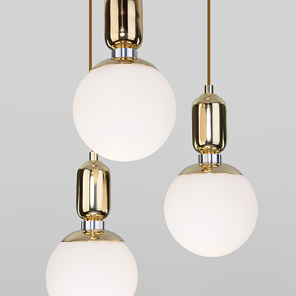 Светильник подвесной Bubble 50151/3 золото