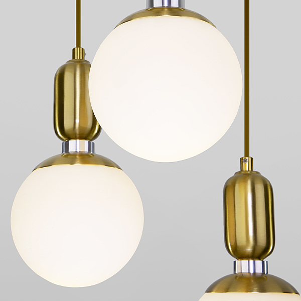 Светильник подвесной Bubble 50151/3 латунь