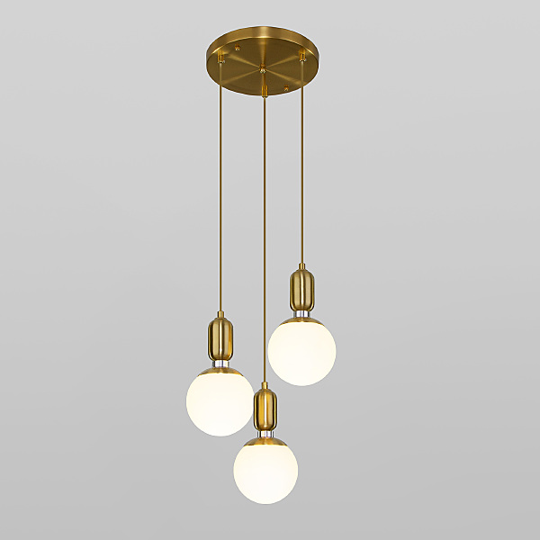 Светильник подвесной Bubble 50151/3 латунь