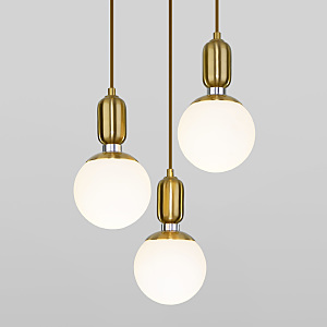 Светильник подвесной Bubble 50151/3 латунь