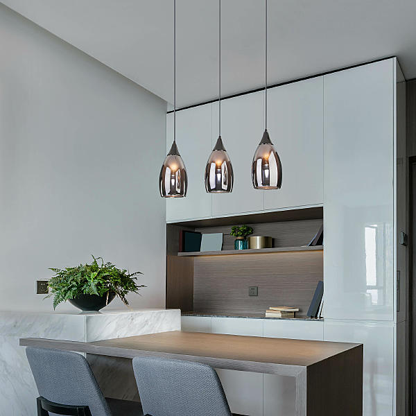 Светильник подвесной Cosmic 50285/3 черный жемчуг