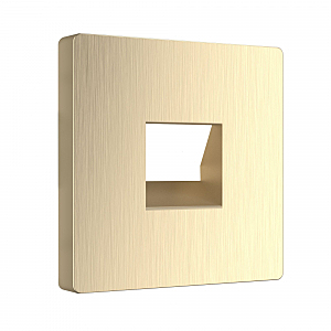 Накладка на механизм Werkel W1192010/ Накладка для телефонной розетки RJ-11 (шампань рифленый)