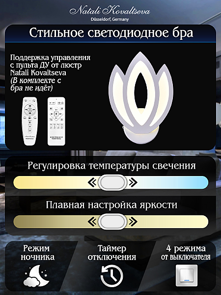 Настенное бра Led Lamps 81124 LED LAMPS 81124/1W
