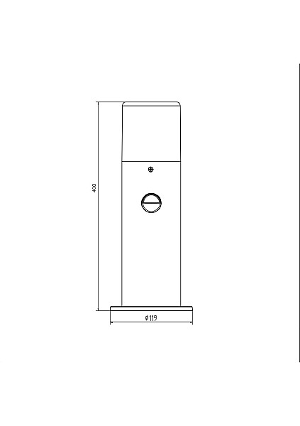 Уличный наземный светильник Garden 10179/T