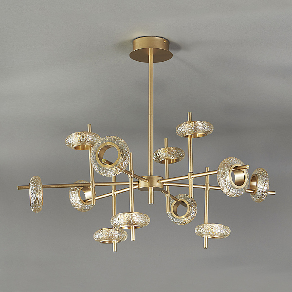 Люстра на штанге Gravity 10252/12LED Gold