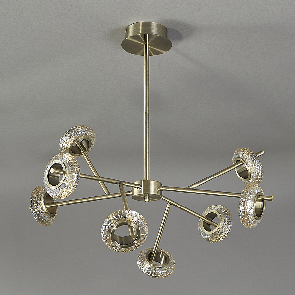 Потолочная люстра Gravity 10252/8LED Brass