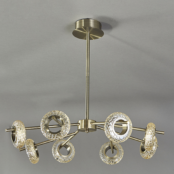 Потолочная люстра Gravity 10252/8LED Brass