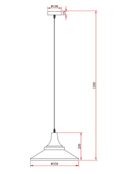 Светильник подвесной Aries 1101/1S