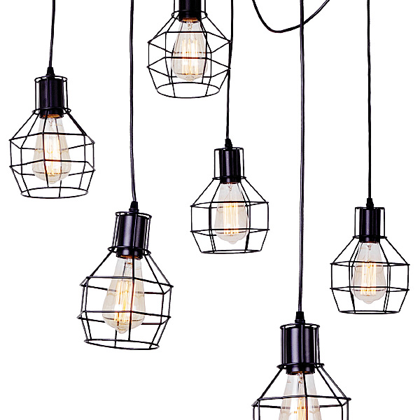 Подвесная люстра Boston 1129/8S (Black)