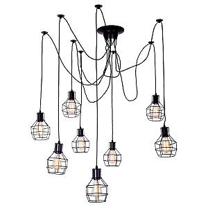 Подвесная люстра Boston 1129/8S (Black)