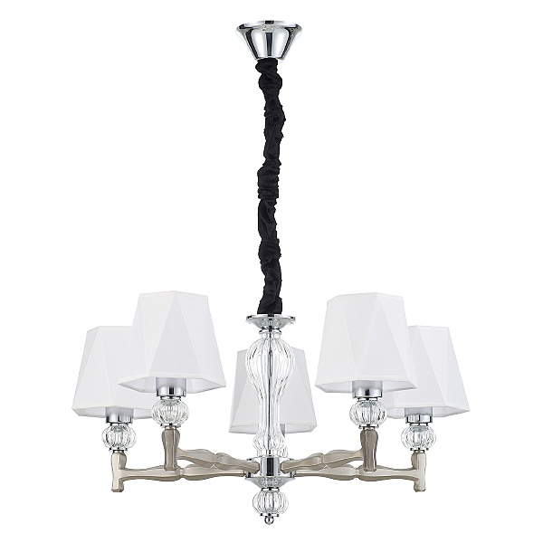 Подвесная люстра Arcadia 672/5S Nickel