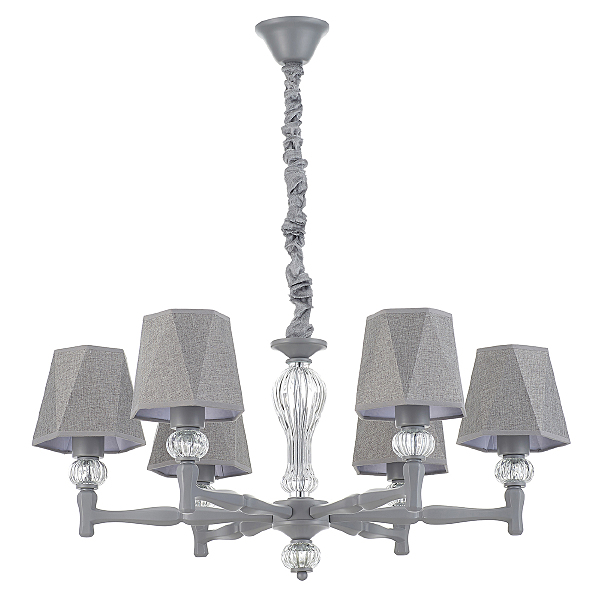 Подвесная люстра Arcadia 672/6S Grey