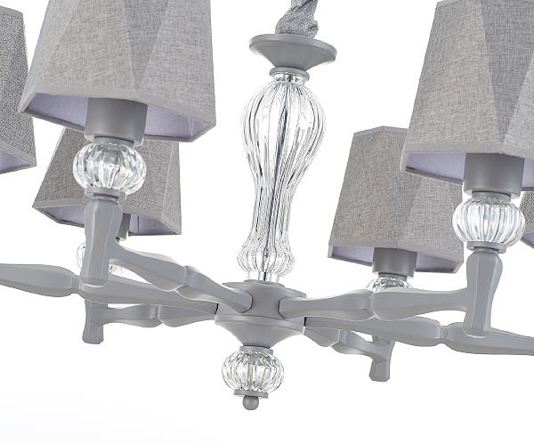 Подвесная люстра Arcadia 672/6S Grey