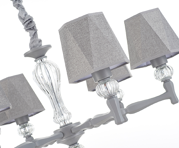 Подвесная люстра Arcadia 672/6S Grey