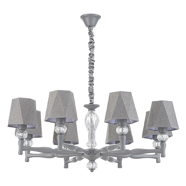 Подвесная люстра Arcadia 672/8S Grey