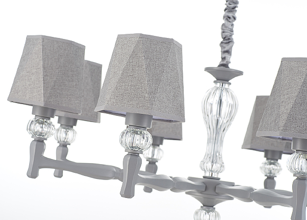 Подвесная люстра Arcadia 672/8S Grey