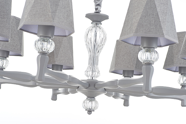 Подвесная люстра Arcadia 672/8S Grey