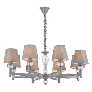 Подвесная люстра Arcadia 672/8S Grey