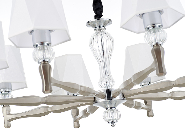 Подвесная люстра Arcadia 672/8S Nickel