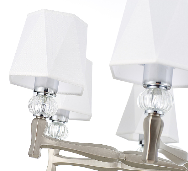 Подвесная люстра Arcadia 672/8S Nickel