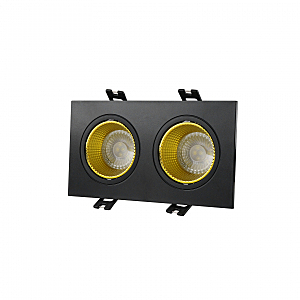 Встраиваемый светильник DK3021 DK3072-BK+YE