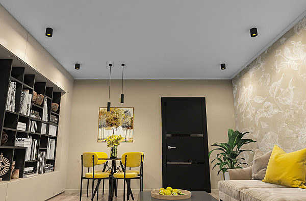 Накладной светильник Dk3020Bye DK3090-BK+YE