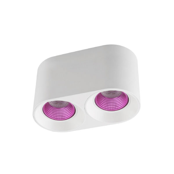 Накладной светильник Dk3020Wpi DK3096-WH+PI