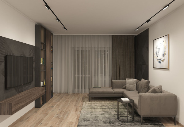 Трековый светильник Smart Linear DK8009-BK