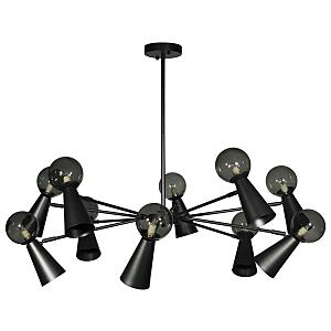 Люстра на штанге Halley 10046/10 Black
