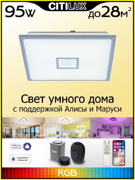 Светильник потолочный Старлайт Смарт CL703AK81G