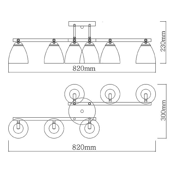 Потолочная люстра Тетро 673017106